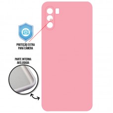 Capa para Motorola Moto G41 - Case Silicone Cover Protector Rosa